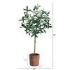 Nearly Natural 31-in Olive Artificial Tree - 2 of 4