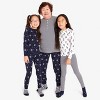 Primary Kids Organic Long Sleeve Pj Top In Holiday Animal Friends - 4 of 4