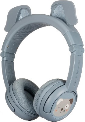 ONANOFF BuddyPhones PlayEars+ Foldable Bluetooth Kids Headphones with Microphone