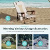Portable Backpack Beach Chair for Adults-Folding Camping Chair with Storage Pouch & Cup Holder - 4 of 4