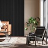 SMARTSTANDARD 105.9 in. x 20.47 in. x 0.9 in. Slat Wood Acoustic Sound Absorbing 3D Decorative Wall Paneling, 2-Pack - 4 of 4