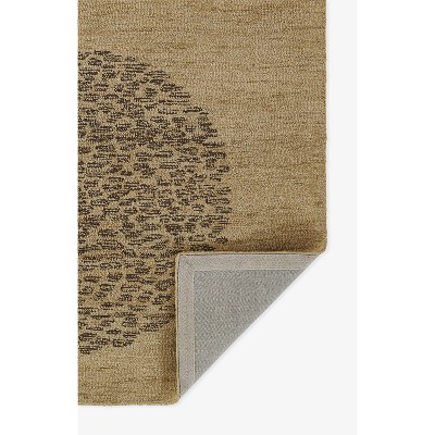Theo Handtufted Red Wool Rectangular Rug 66" x 42"