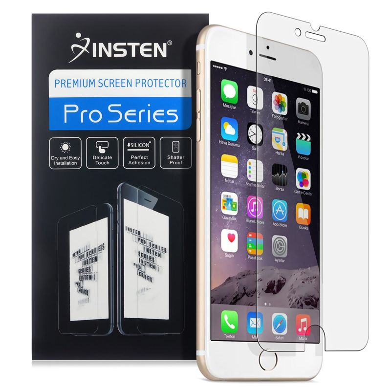 INSTEN Reusable Screen Protector compatible with Apple iPhone 6 Plus/6s Plus, 1 of 6