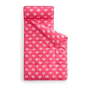 Nap Mat Sleeping Bag for Kids with Removable Pillow and Ultra Soft Blanket for Preschool, Daycare, and Sleepovers - 1 of 4