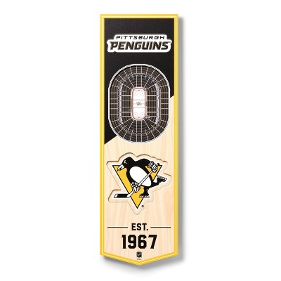 NHL Pittsburgh Penguins 6"x19" 3D Stadium Banner