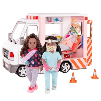 Toy store ambulance target