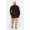 Women's Plus Size Sequin Eclipse Dress - plum | CITY CHIC - 2 of 4