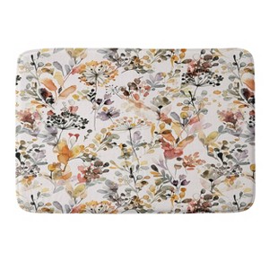 Wild Grasses Rustic Organic Holiday Memory Foam Bath Rug - Deny Designs - 1 of 3