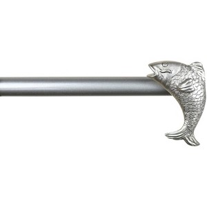 Urbanest 3-4-inch Adjustable Drapery Curtain Rod with Fish Finial - 1 of 3