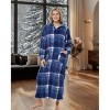 ADR Women's Zip Up Robe Fleece Soft Warm Plush Oversized Zipper Bathrobe - 2 of 3