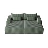 NicBex Couches for Living Room 102" Oversized Sectional Lounge Chaise Flexible Combinations Cloud Plush Loveseat with Reclining Sofa Bed, Grey - 4 of 4