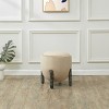 Clarabella Upholstered Ottoman - SFV4800 - Safavieh Couture - 2 of 4
