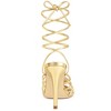 BLISSFUL STEP Women's Lace Up Strappy Slingback High Heel Sandals - 3 of 4