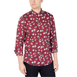 Michael Kors Mens Albini Floral Button Up Shirt - 1 of 1