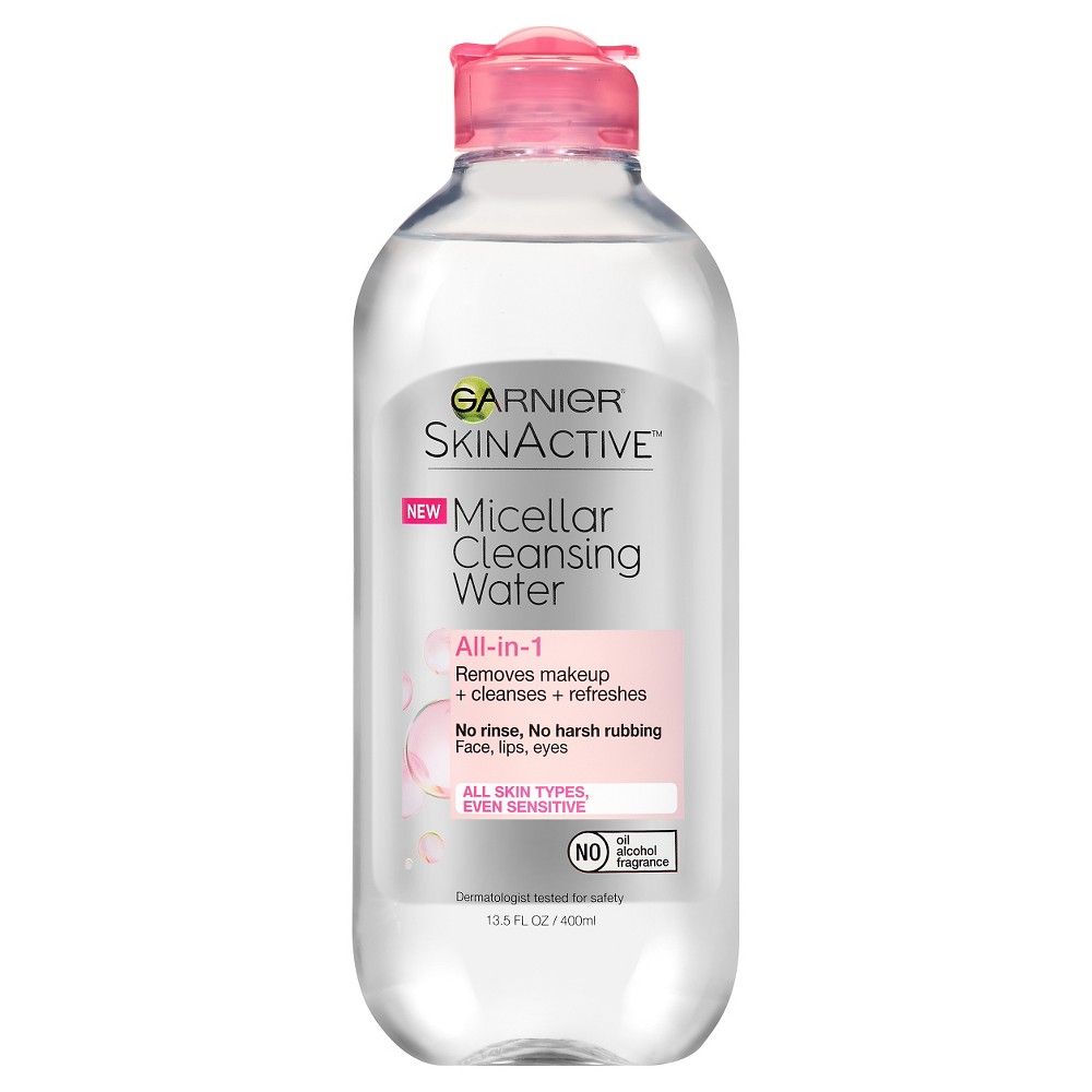 Garnier SkinActive Micellar Cleansing Water for All Skin Types, 13.5 fl oz