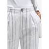 ellos Plus Size Straight Leg Cropped Linen-Blend Trousers - 4 of 4