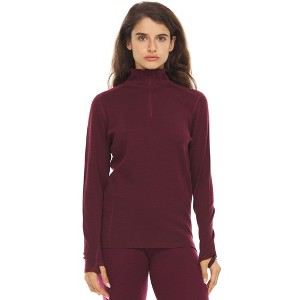 Minus33 Merino Wool Midweight - Sequoia Women's 1/4 Zip 100% Merino Wool - 1 of 4
