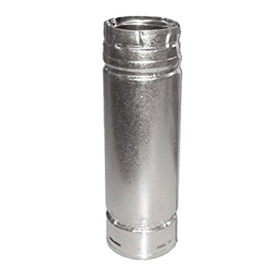 DuraVent PelletVent Stainless Steel Double Wall Straight Stove Pipe Connector to Vent Smoke and Exhaust for Multi-Fuels, 36" Long x 3" Diameter