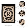 Evergreen Flag Cambridge Chic Letter R Monogram Applique Garden Flag - 12.5" Wide x 18" High - 4 of 4