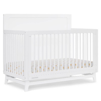 Delta Children Spencer 6-in-1 Convertible Crib - Greenguard Gold Certified - Bianca White