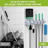 LunaLulinlk Wall-Mountable Easy Installation Mop and Broom Holder Wall Mount, Rubber, 13.7 oz - 4 of 4