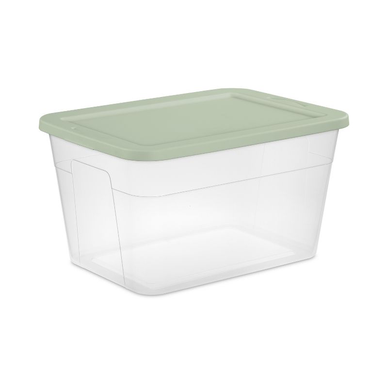 56qt Storage Box clear with Green or Gray Lids - Room Essentials&#8482;, 3 of 14