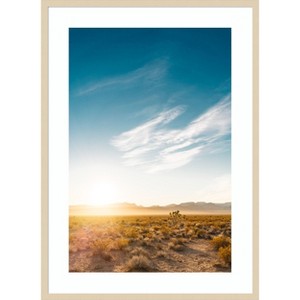 Amanti Art Nevada Desert Sunrise by Bethany Young Wood Framed Wall Art Print - 1 of 4