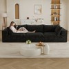 Whisen Cloud Sofa, Corduroy Fabric, Deep Seat Couche - 2 of 4
