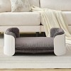 LAOTIES Scandinavian Style Elevated Cat Bed,Breathable Pet Couch With Removable Washable Mattress - 3 of 4