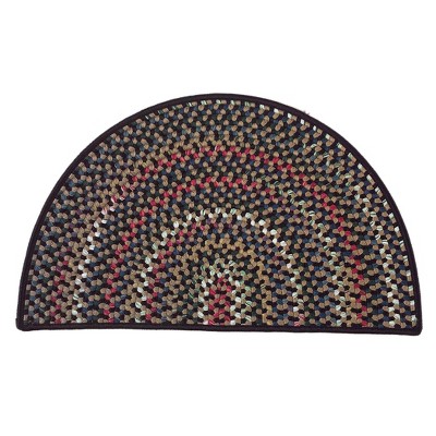 Colonial Mills Wayland Slice Area Rug - Black 18"x30"