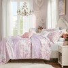 Gulches Full Queen Floral Paisley 5 Piece Comforter Set - 3 of 4