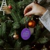 University of Sioux Falls Primary Logo Porcelain Holiday Christmas Tree Ornament - 3 of 4