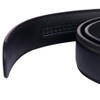 INSPIRE CHIC Men's PU Buckleless Ratchet Waist Belt 35mm Wide - 4 of 4