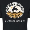 Women's - Yellowstone - We Dont Choose The Way Cropped Graphic T-Shirt - 2 of 4