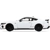 2024 Ford Mustang Oxford White with Black Top "GreenLight Muscle" Series 30 1/64 Diecast Model Cars by Greenlight - 2 of 4