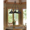 Toltec Lighting Blacksmith 3 - Light Chandelier in  Dark Granite with 10" Dark Granite Cone Metal Shade Shade - 3 of 3