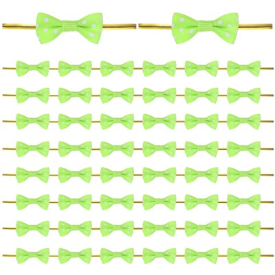 Unique Bargains Polyester Multipurpose Use Durable Flexible Gift Wrap Bows 100 Pcs