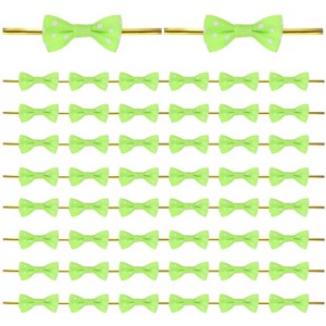 Unique Bargains Polyester Multipurpose Use Durable Flexible Gift Wrap Bows 200 Pcs - 1 of 4