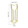 Unique Bargains Arrow-Shaped Metal Prevent Tearing Pages Home Office Paper Clip 20 Pcs - 2 of 4