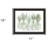 HomeRoots Simply Sage Black Framed Print Wall Art - 3 of 4