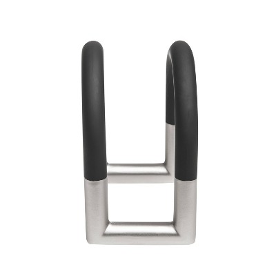 Black and Nickel Swivel Adjustable Metal Napkin Holder