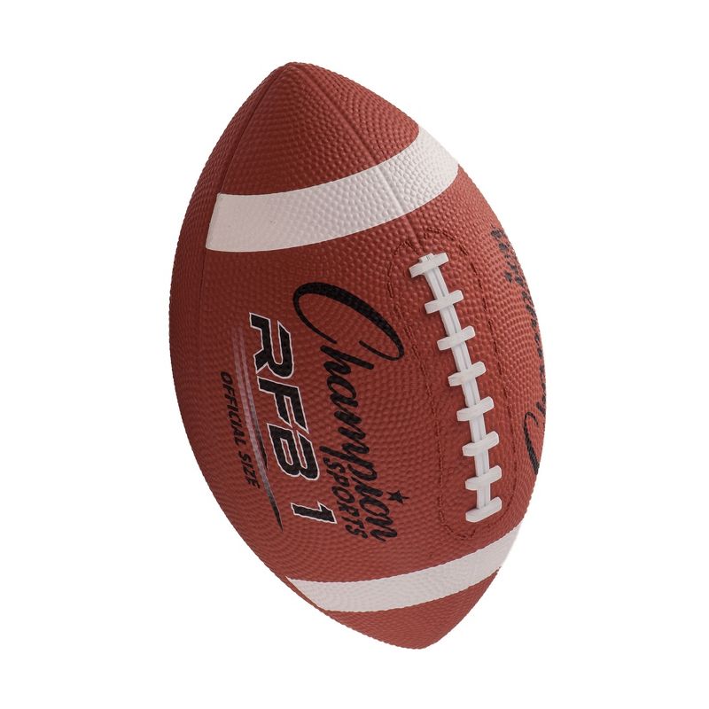 Champion Sports Rubber Footballs, Assorted Sizes, 3 of 4