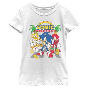 Girls Sonic the Hedgehog Classic Trio Pose T Shirt - 1 of 4