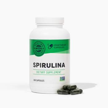 Vimergy Natural Spirulina Capsules – Super Greens Supplement