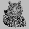 Men's Lost Gods Hip Tiger Selfie T-Shirt - 2 of 4