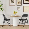 Padded Folding Chairs, Comfortable Foldable Chairs with Soft Cushion, Portable Metal Chairs, Stackable Commercial Chairs - 4 of 4