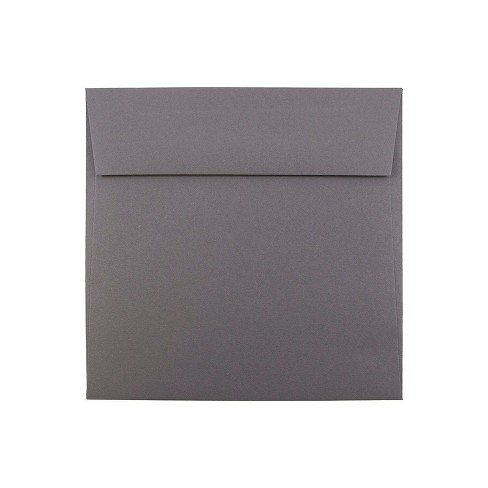 JAM Paper 6.5 x 6.5 Square Invitation Envelopes Dark Grey 263917200 - image 1 of 2