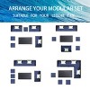 7-Piece Outdoor Rattan Patio Set with Glass Dining Table and Removable Cushions for Balcony or Garden-The Pop Home - 3 of 4