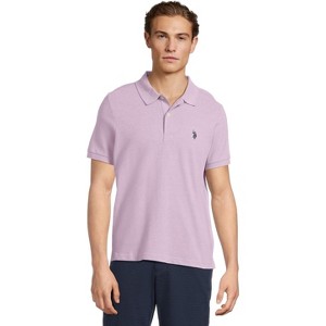U.S. Polo Assn. Men's Slim Fit Solid Pique Polo With Small Pony Polo Shirt - 1 of 3