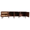GlasFlength TV Stands and Consoles, Stylish Entertainment Center for Living Rooms, Modern Designs for Classic Interiors, Brown,70.8”*15.7”*19.6" - 2 of 4